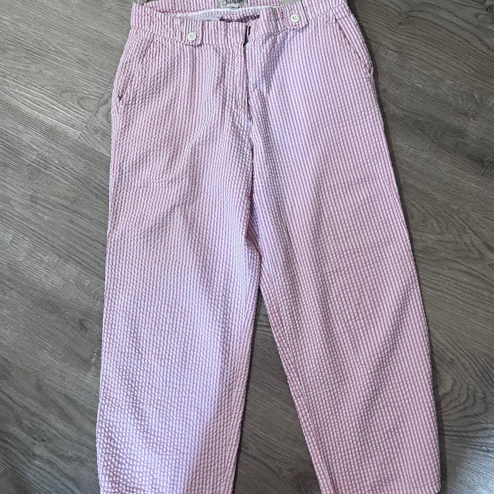 Vintage Jessica Sport Seersucker Pants